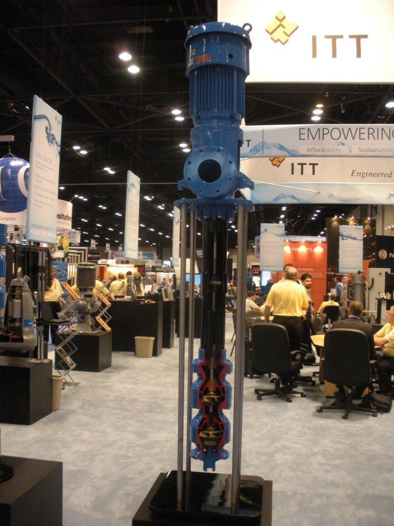 Vertical Turbine Pump at a Trade Show