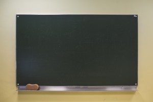A chalkboard